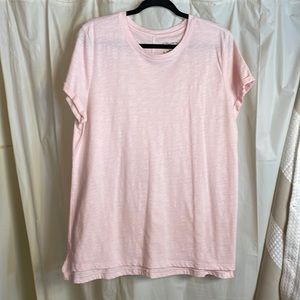 Womens XL crew neck tunic length tee